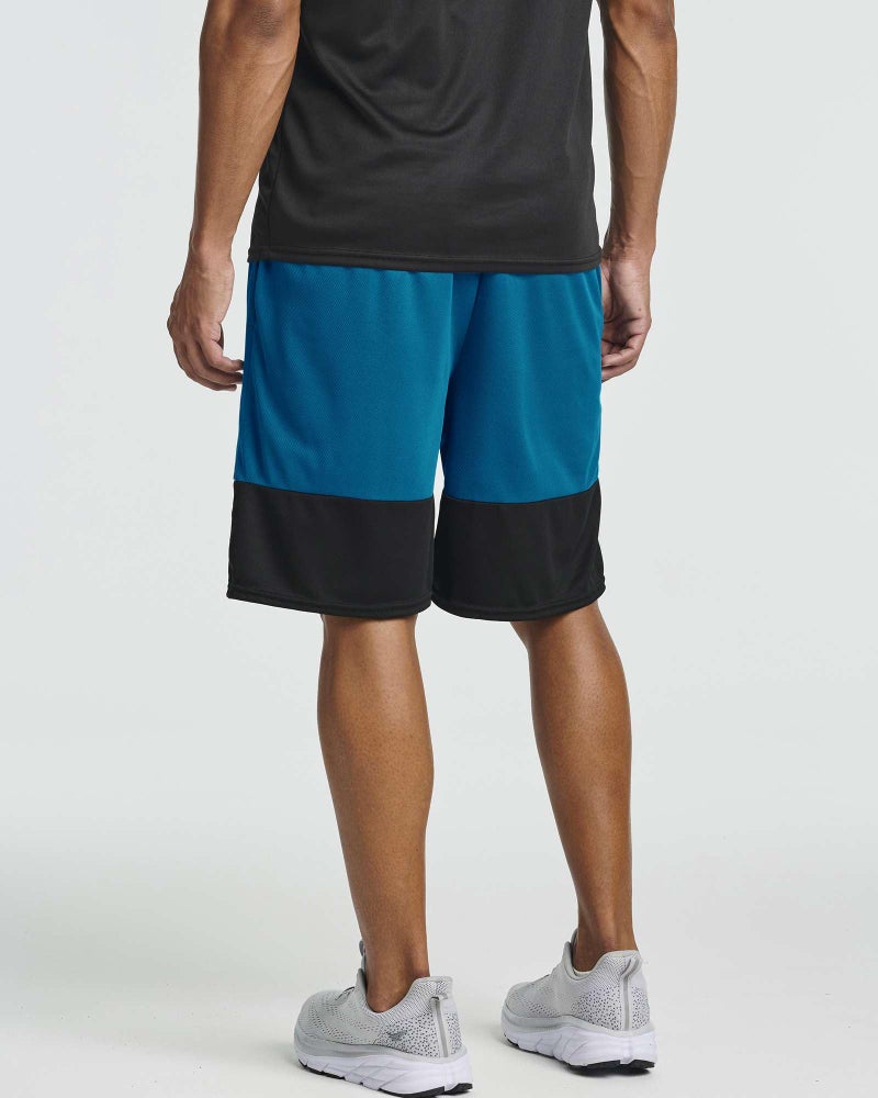 REALESSENTIALS Real Essentials 5 Pack: Menâ€™s 9" Mesh Shorts â€“ Athletic Gym, Workout, Basketball, Running, Casual Lounge Activewear Pockets, Set 12, S - Image 4